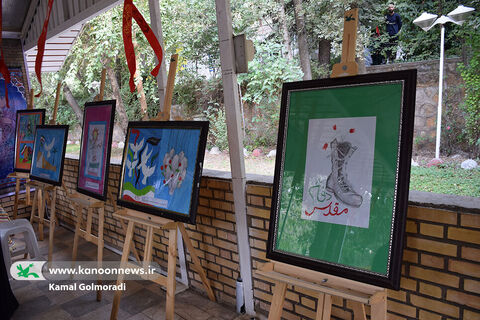 غرفه فرهنگی هنری کانون لرستان در اجلاسیه شهدای زن