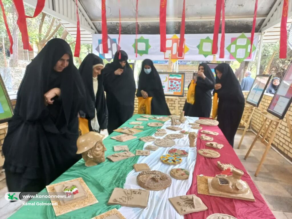 غرفه فرهنگی هنری کانون لرستان در اجلاسیه شهدای زن