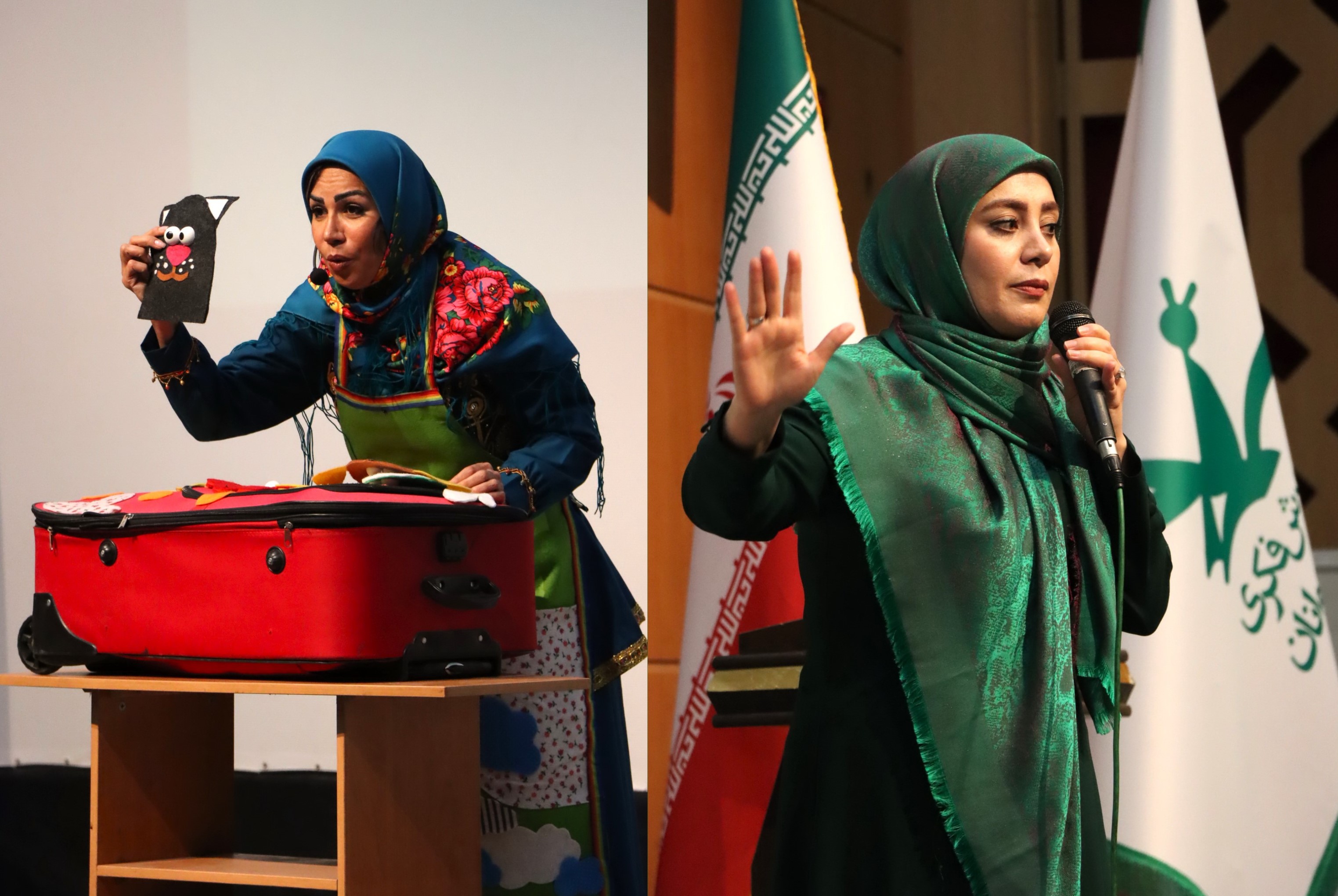 مربیان قصهگو در هفته ملی با قصه لبخند ساختند