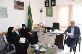 دیدار سرپرست کانون گلستان با مدیر بنیاد کرامت رضوی آستان قدس استان