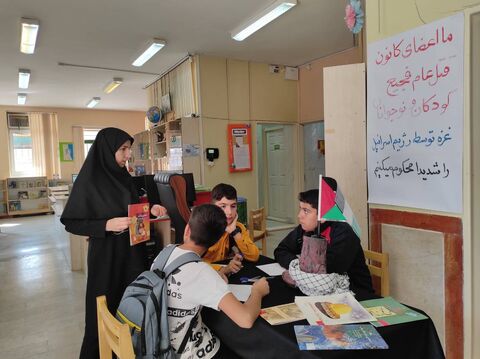 گزارشی همدردی اعضای مراکز کانون آذربایجان شرقی با کودکان مظلوم فلسطین