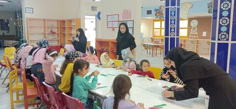 همدردی اعضای کانون کرمانشاه با کودکان فلسطینی