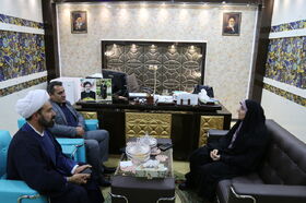 رئیس زندان مرکزی بوشهر با مدیرکل کانون استان بوشهر دیدار کرد