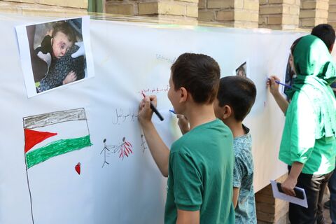 ویژه‌برنامه مرکز شماره ۵ کرمان در حمایت از کودکان غزه