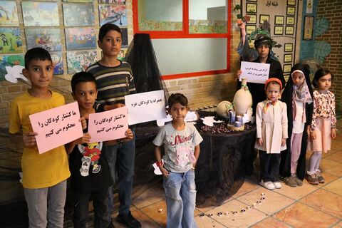 ویژه‌برنامه مرکز شماره ۵ کرمان در حمایت از کودکان غزه