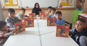 همدردی اعضای کودک ونوجوان کانون استان با کودکان غزه