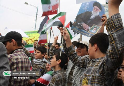 مشارکت فعال کانون خوزستان در راهپیمایی حمایت از مردم فلسطین_(۳ آبان‌ماه ۱۴۰۲)