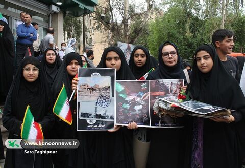 مشارکت فعال کانون خوزستان در راهپیمایی حمایت از مردم فلسطین_(۳ آبان‌ماه ۱۴۰۲)