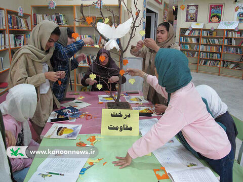 درخت مقاومت/ ابراز همدردی اعضای کانون استان اردبیل با کودکان فلسطین