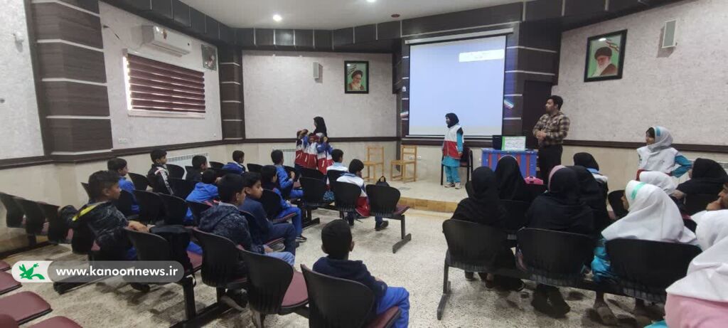 مانور اطفای حریق و زلزله در مرکز فرهنگی هنری گالیکش