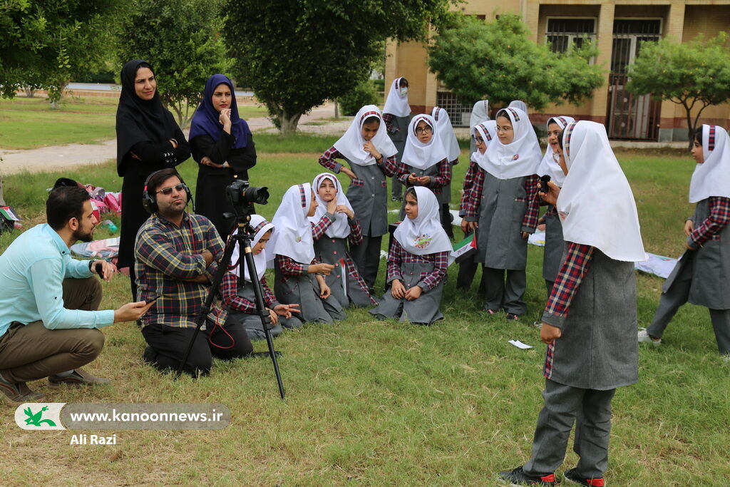 اعلام حمایت کودکان بوشهری از کودکان و نوجوانان فلسطینی