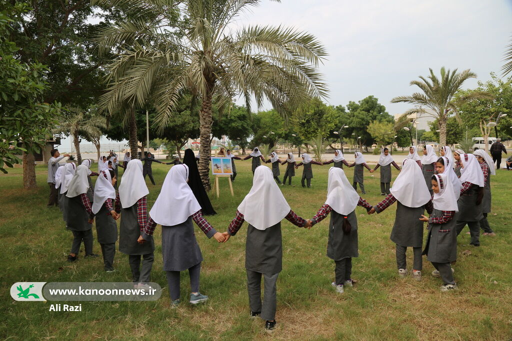 اعلام حمایت کودکان بوشهری از کودکان و نوجوانان فلسطینی