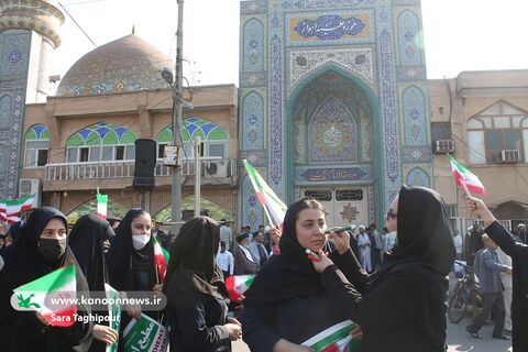 حضور کانون خوزستان در راهپیمایی ۱۳ آبان‌ماه ۱۴۰۲