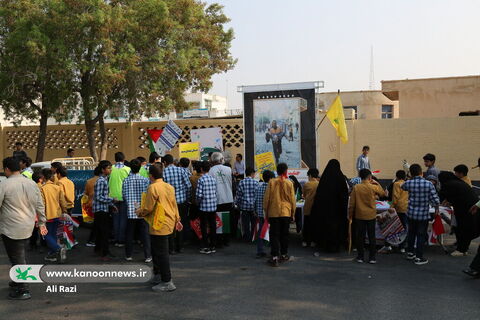 حضور فعال کانون استان بوشهر در راهپیمایی 13 آبان به روایت تصویر1