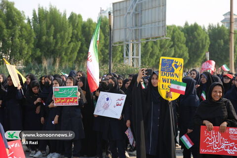 حضور فعال کانون استان بوشهر در راهپیمایی 13 آبان به روایت تصویر1