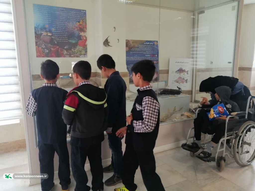 دانش آموزان مدرسه کمیل شهرستان قنوات از مجتمع پردیسان کانون بازدید کردند