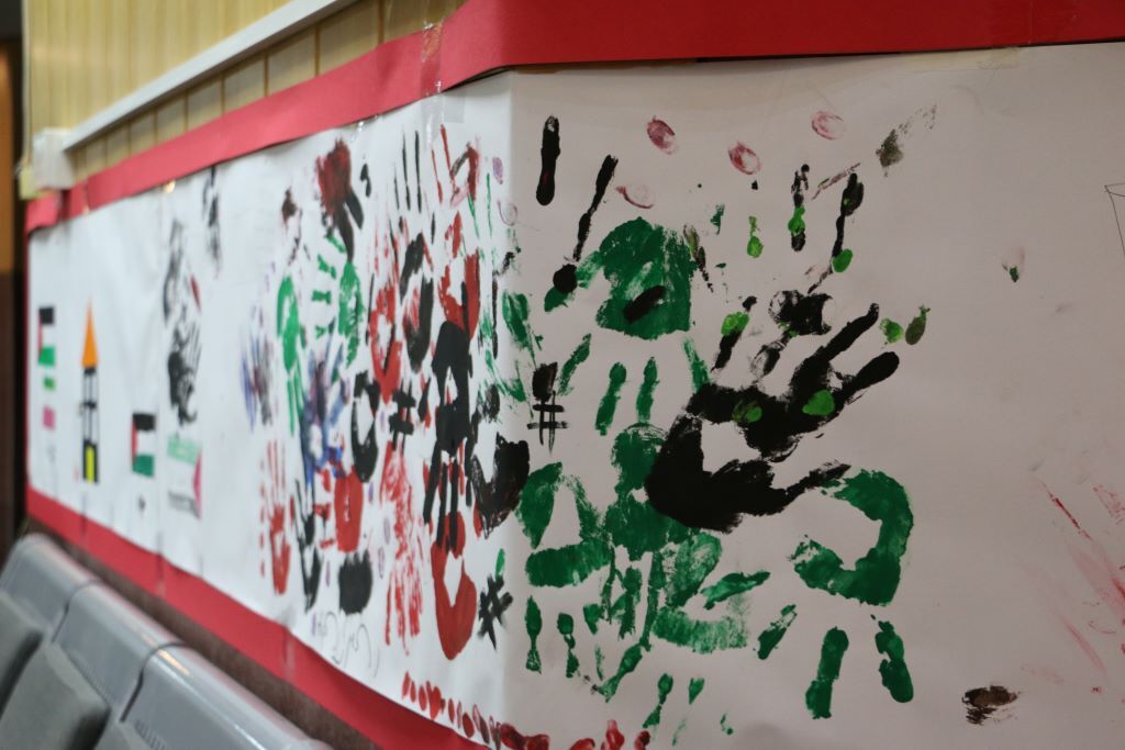 برپایی نمایشگاه نقاشی "غزه طنین مقاومت" در گچساران