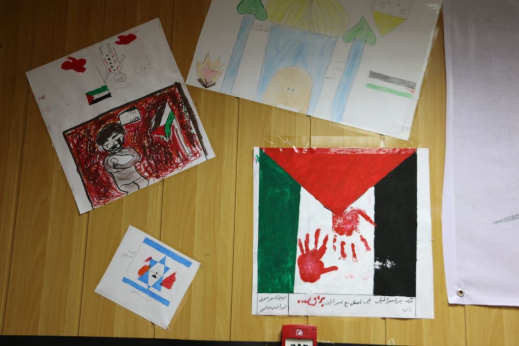 برپایی نمایشگاه نقاشی "غزه طنین مقاومت" در گچساران