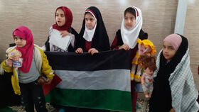 حضور اعضا و کارکنان کانون دراجتماع لرستانی ها درحمایت ازمردم غزه