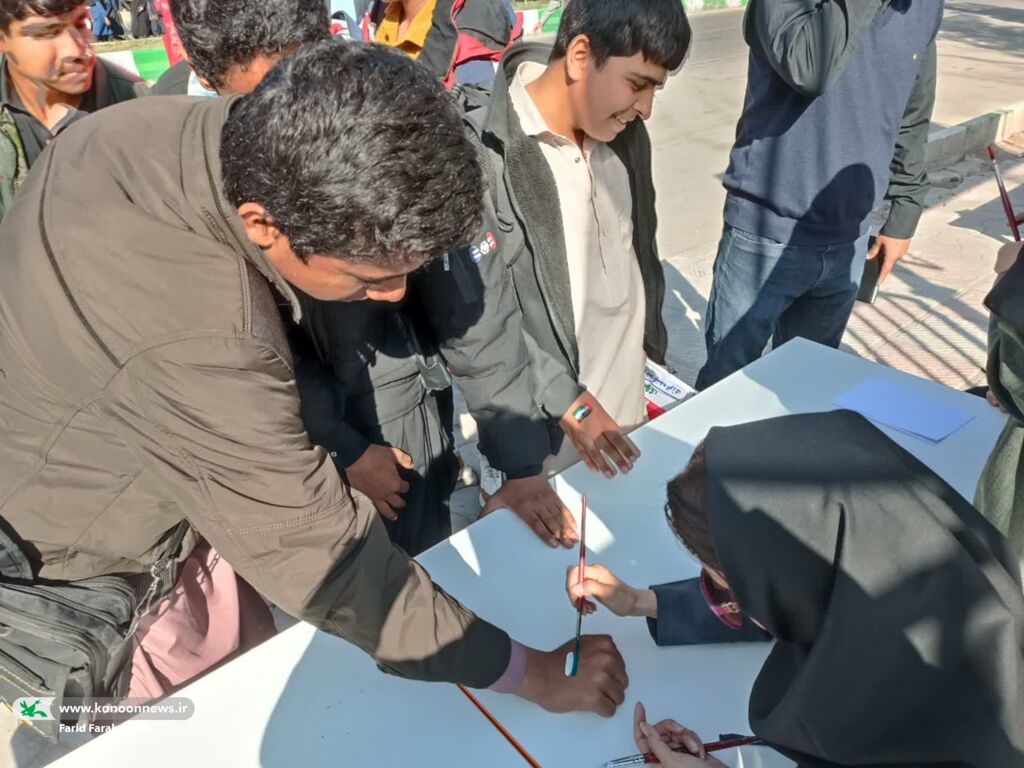 حضور همکاران کانون سیستان و بلوچستان در تجمع مردمی حمایت از فلسطین