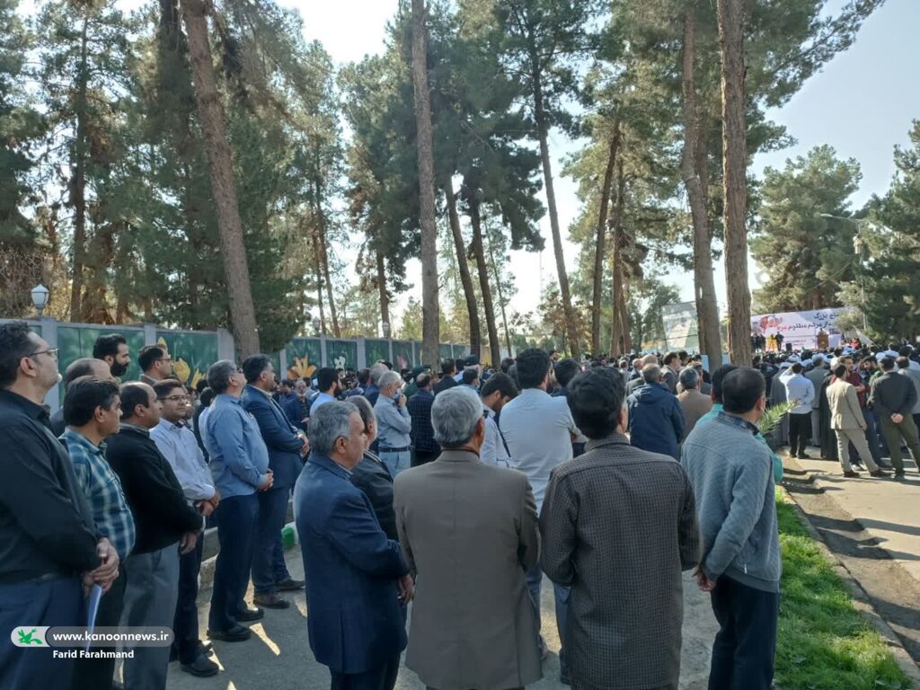 حضور همکاران کانون سیستان و بلوچستان در تجمع مردمی حمایت از فلسطین