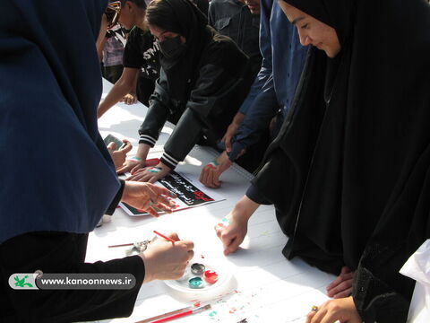 آلبوم تصویری ایستگاه کانون استان بوشهر در راهپیمایی حمایت از کودکان مظلوم فلسطین1