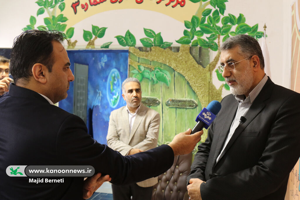 مصاحبه با معاون سیاسی امنیتی و اجتماعی استانداری مازندران در جشنواره قصه گویی مرحله استانی