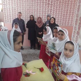 افتتاح کتابخانه‌ی مدرسه‌ی نیایش کرمانشاه با همراهی کانون