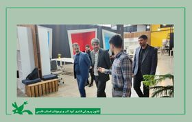 بازدید مدیرکل و معاونین  کانون پرورش فکری کودکان و نوجوانان  استان فارس از کارخانه نوآوری شیراز