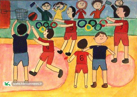 آثار نقاشی اعضای کانون گلستان جهت شرکت در مسابقه بین‌المللی لویی فرانسوا ۲۰۲۴