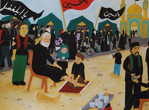 زهرا شمس از مرکز شماره 3 کانون اردبیل رتبه سوم بخش نقاشی گروه سنی نوجوان