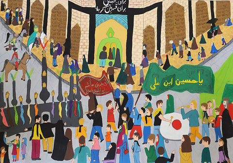 کیمیا امامی از مرکز شماره یک کانون اردبیل شایسته تقدیر بخش نقاشی گروه سنی نونگاه