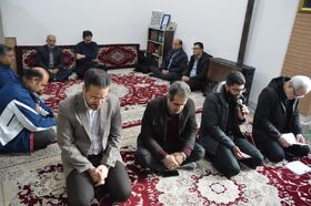 مراسم معنوی زیارت عاشورا در دفتر استان کانون کرمانشاه