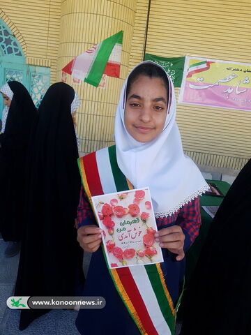 اعضا و مربیان کانون پرورش فکری شبانکاره به استقبال شهید گمنام رفتند