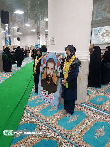 اعضا و مربیان کانون پرورش فکری شبانکاره به استقبال شهید گمنام رفتند