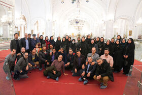 بازدید کارکنان کانون از مجموعه کاخ گلستان تهران