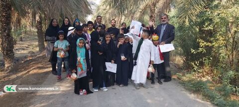 اعزام کتابخانه سیار کانون خوزستان به روستای ابوعقاب شهرستان منیوحی