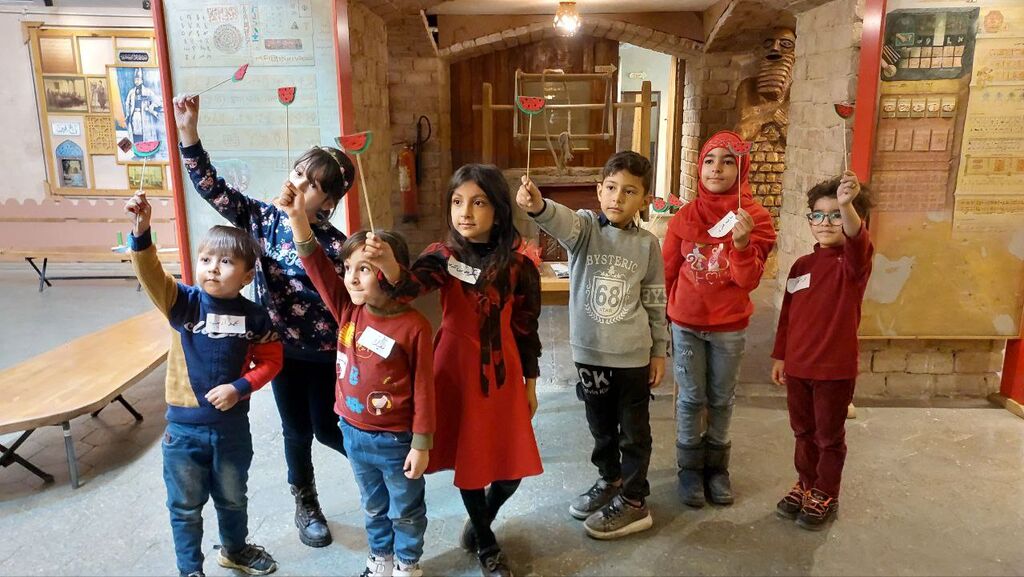 کارگاه «انار دون دون یلدای خندون» در موزه تاریخ کانون برگزار شد