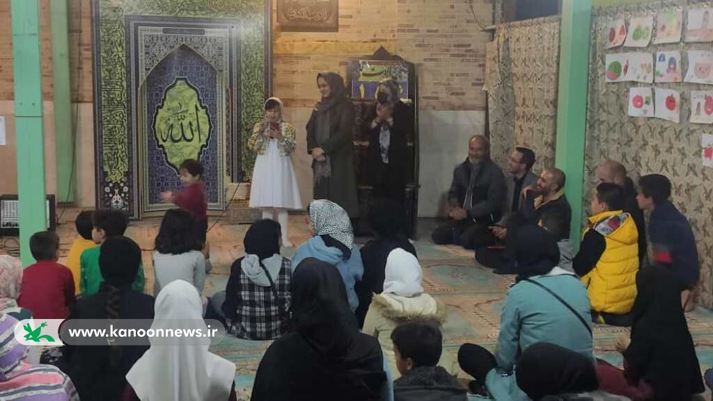 کودکان بافت یلدا را نقاشی کردند