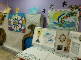 بازدید از نمایشگاه«نماز، چشمه نور»درکانون پرورش فکری کودکان و نوجوانان چالدران