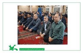 حضور سرپرست اداره کل کانون خوزستان در مراسم بزرگداشت سالگرد شهادت سپهبد حاج قاسم سلیمانی
