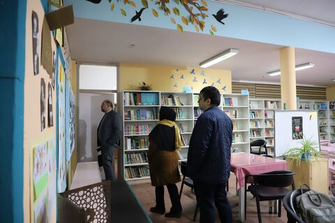 گزارش تصویری بازدید معاون فرهنگی کانون از مراکز فرهنگی و هنری استان قزوین