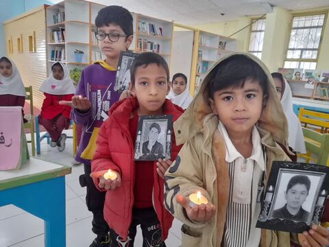 گرامی‌داشت یاد شهدای کودک و نوجوان حمله تروریستی کرمان در مراکز کانون هرمزگان