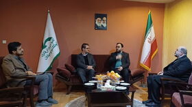 دیدار  استاندار کردستان با مدیرعامل و معاونت فرهنگی کانون در تهران
