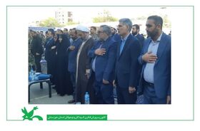 حضور مدیر کل کانون خوزستان در مراسم «زنگ انقلاب»