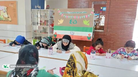 نواختن زنگ انقلاب در مراکز کانون پرورش فکری کودکان و نوجوانان خوزستان
