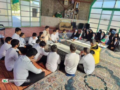 نواختن زنگ انقلاب در مراکز کانون پرورش فکری کودکان و نوجوانان خوزستان