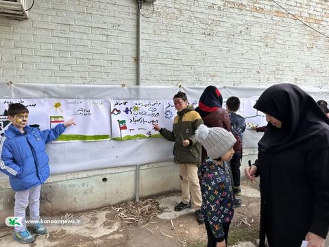 نواختن زنگ انقلاب در مراکز کانون پرورش فکری کودکان و نوجوانان خوزستان