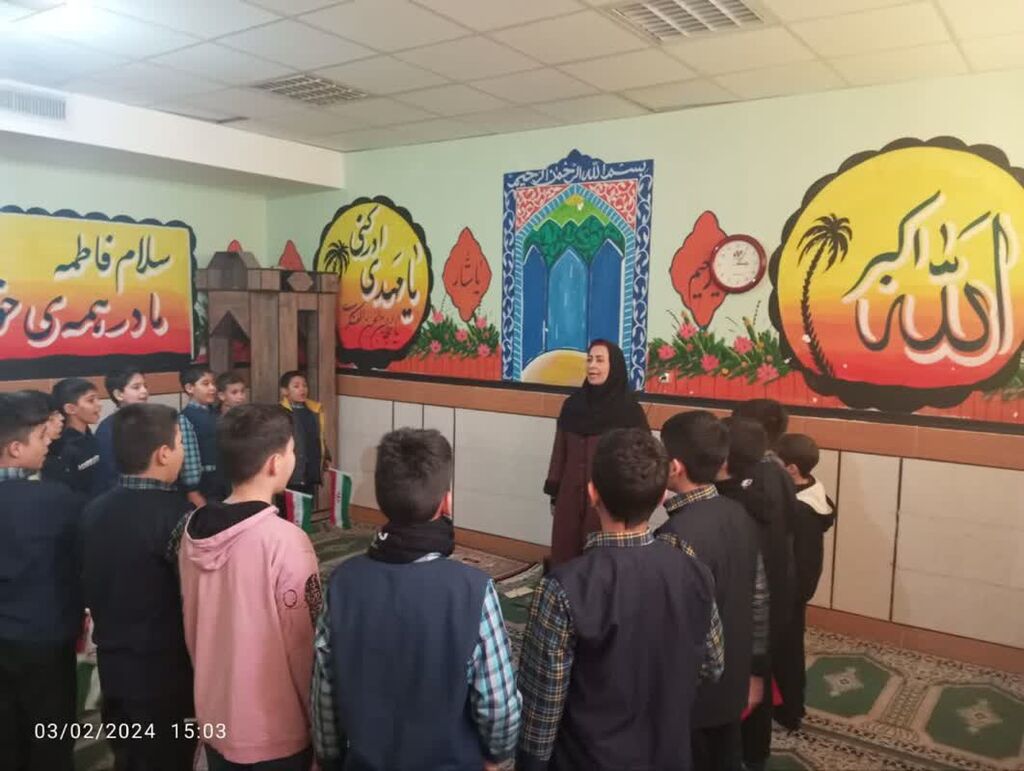 استقبال دانش آموزان طرح کانون – مدرسه از فعالیت های دهه فجر کانون