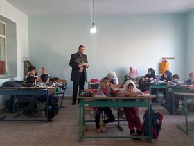 ویژه برنامه‌های دهه مبارک فجر در مدارس روستای چاراویماق